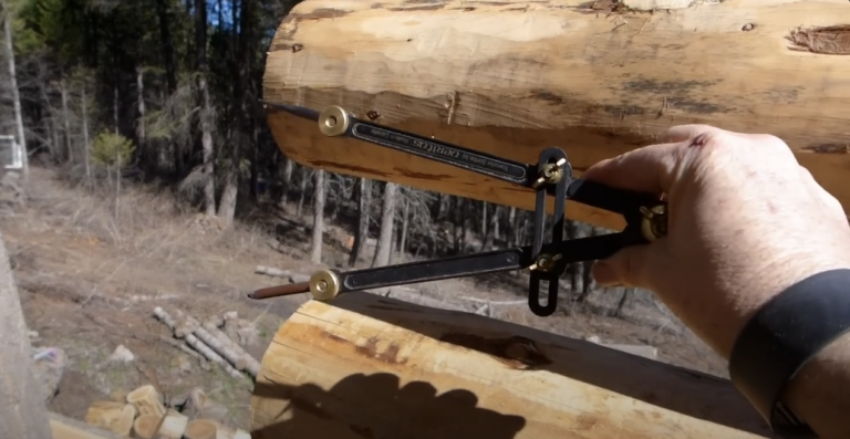 scribe fitting log for cabin build