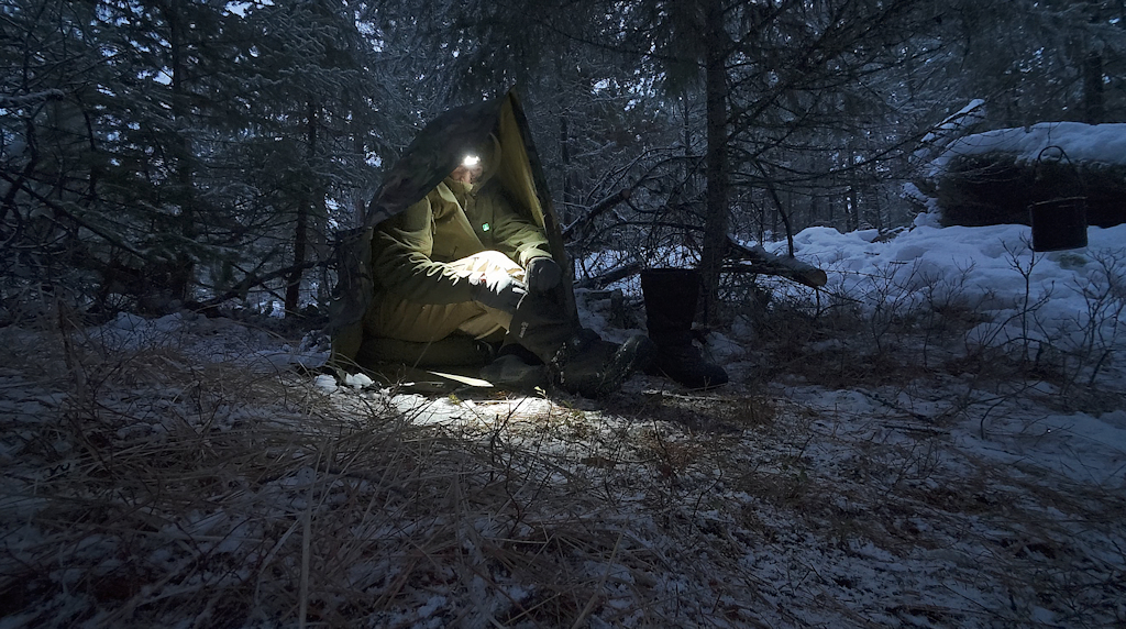snow camping