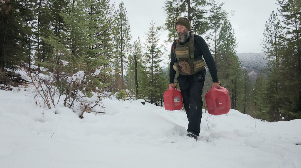off grid winter hauling